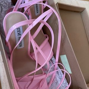 Strap up barbie doll heels